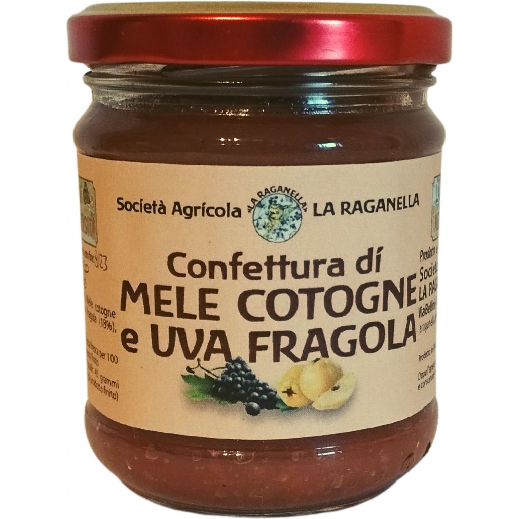 Conf. Di mele cotogne e uva fragola 200 g