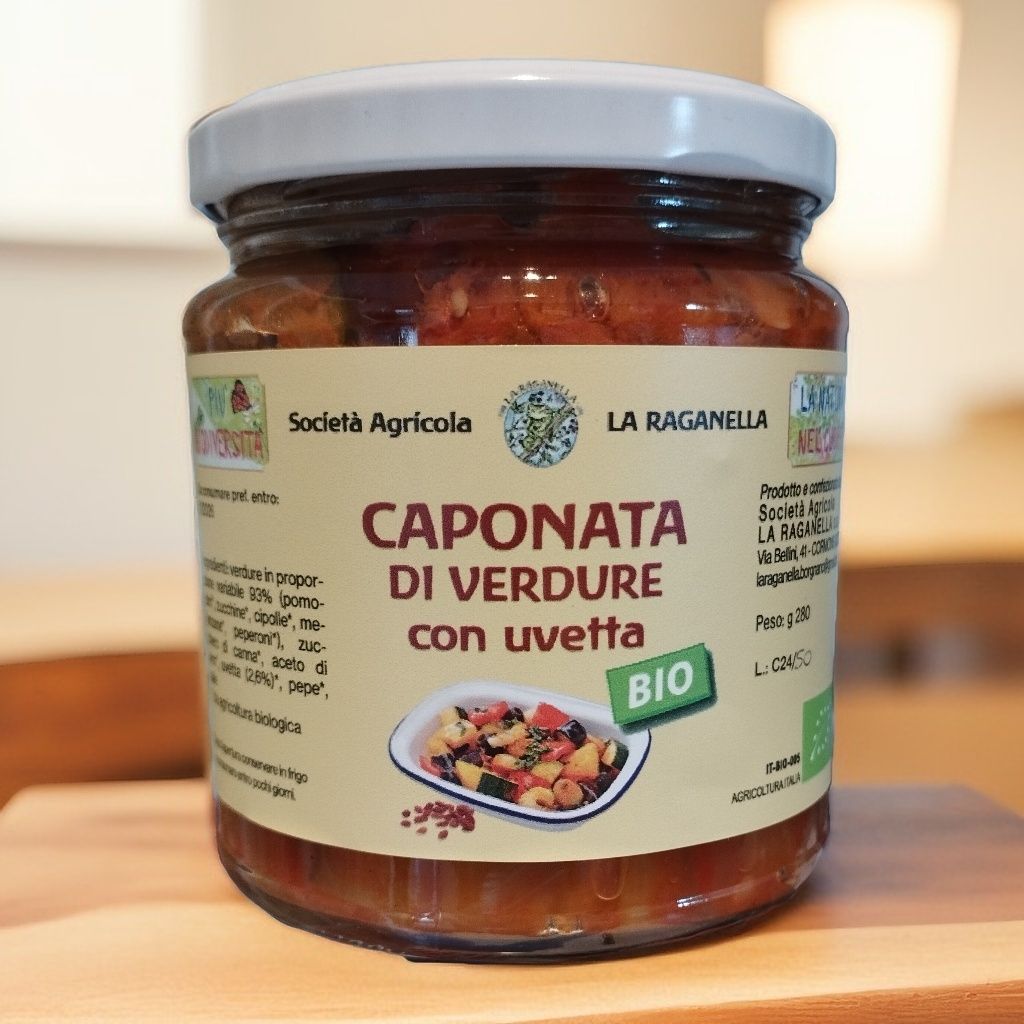 Caponata di verdure con uvetta 280 g