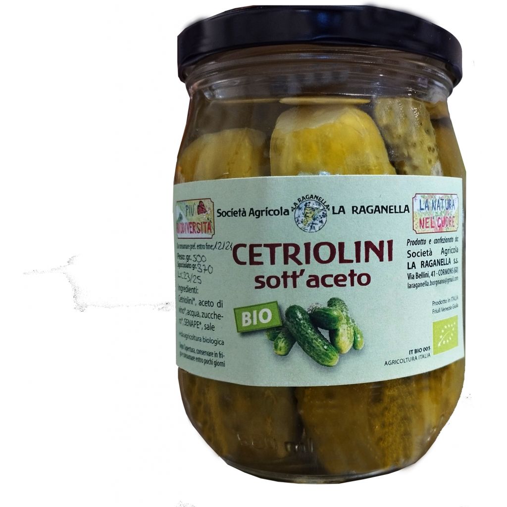 Cetriolini al sott'aceto 500 g