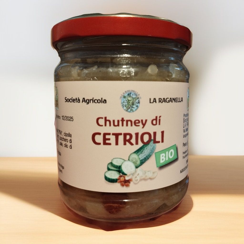 Chutney di cetrioli e uvetta 190 g