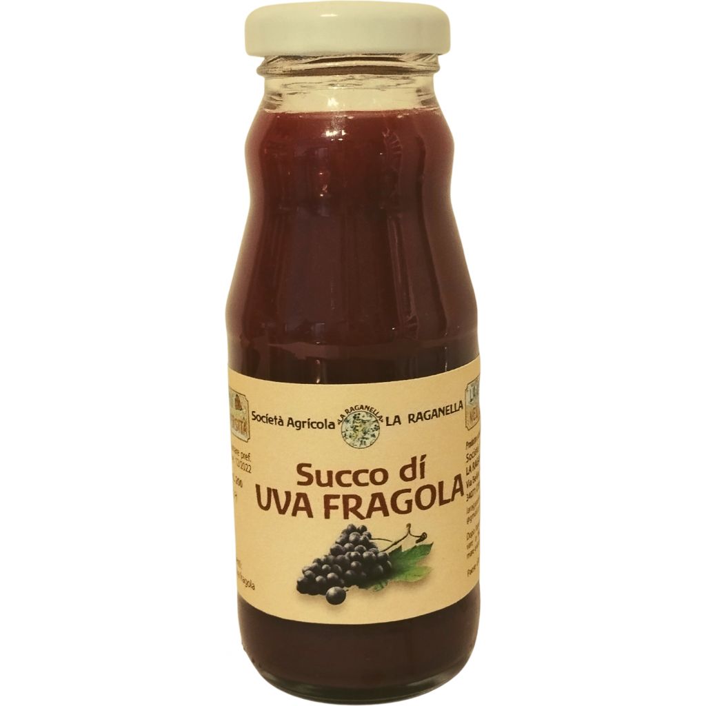 Succo di uva fragola senza zuccheri 200 ml