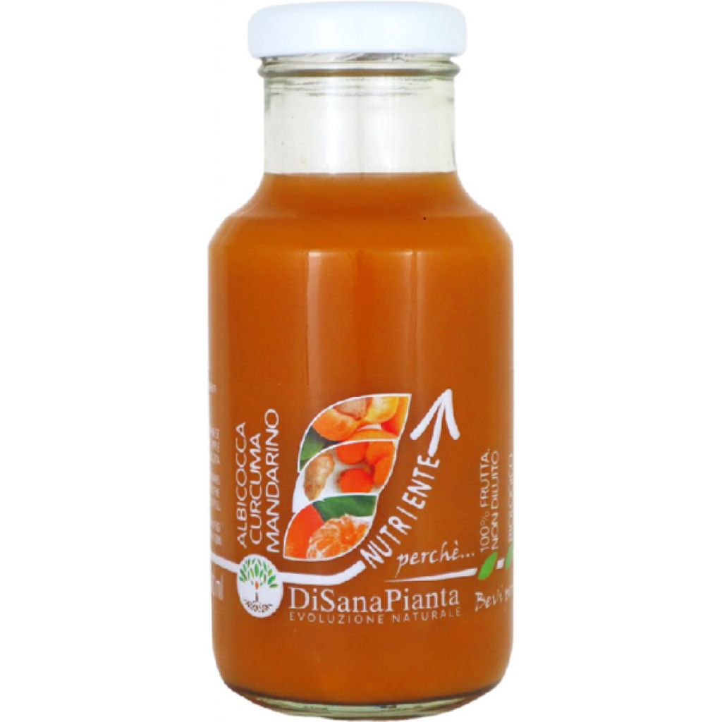 Succo NUTRIENTE ALBICOCCA CURCUMA E MANDARINO BIO 200 ml