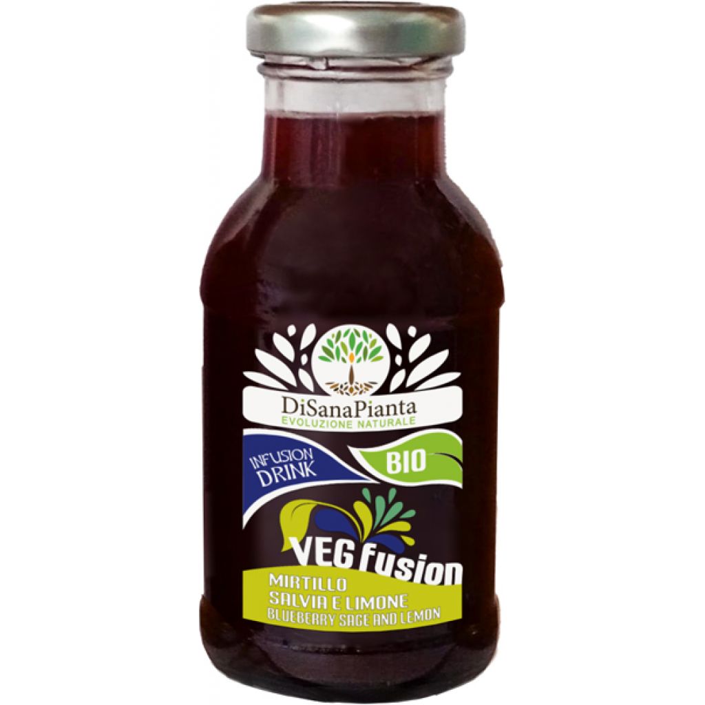 VEG-FUSION MIRTILLO SALVIA E LIMONE BIO 200 ml