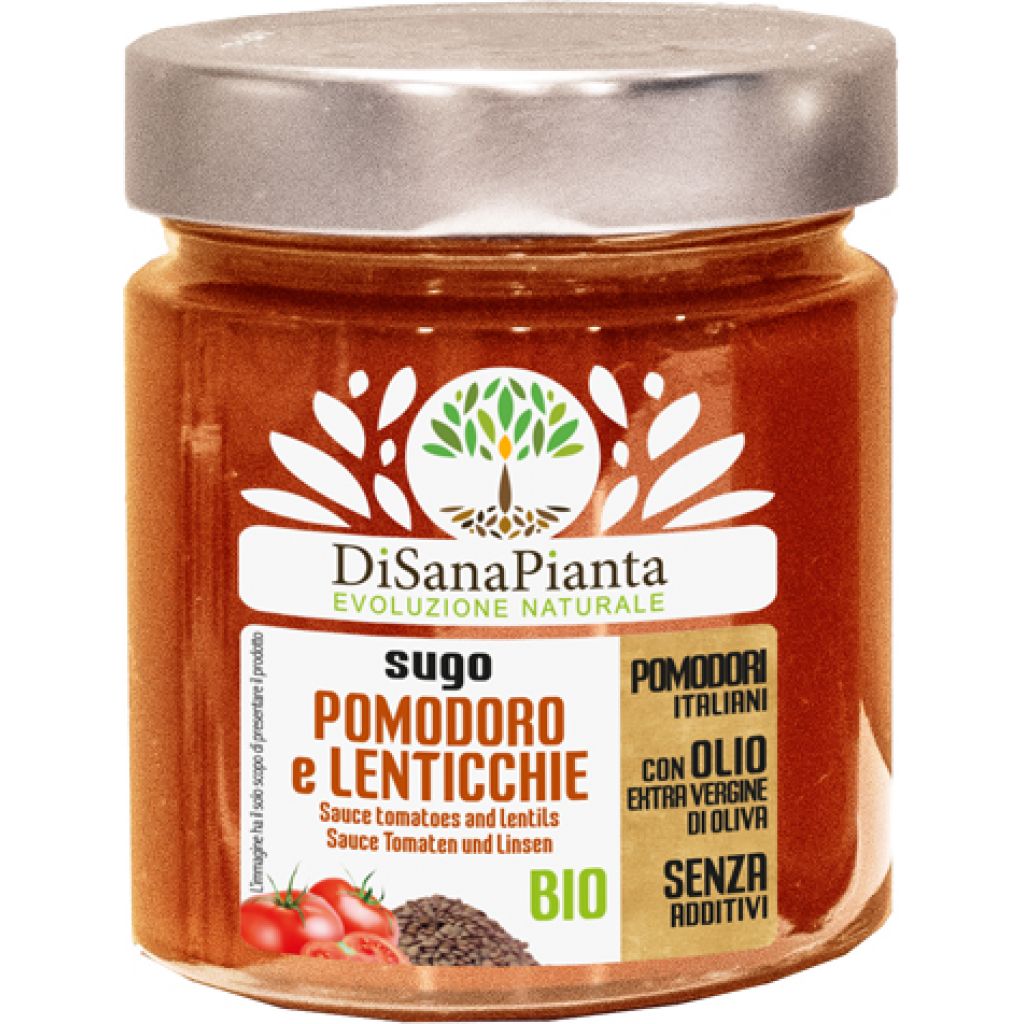 SUGO BIO POMODORO E LENTICCHIE 195g