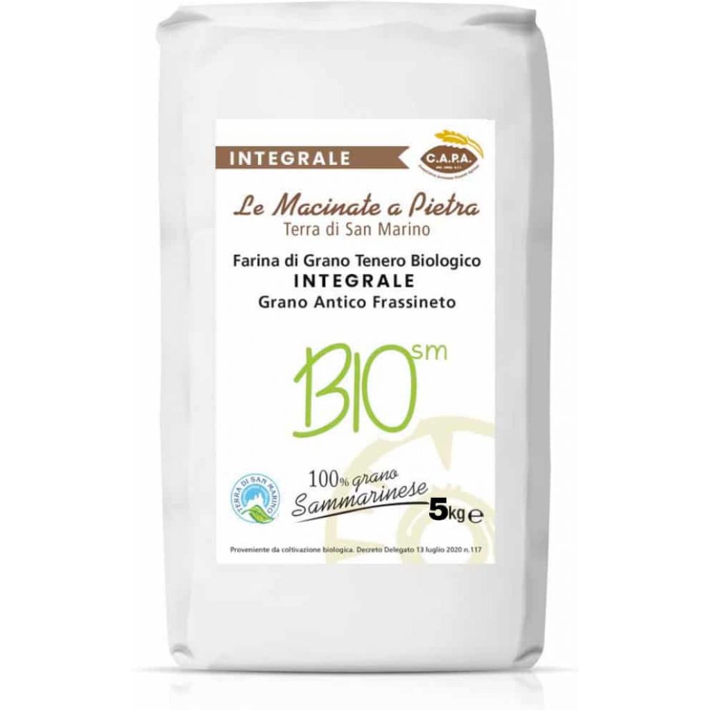 Farina Integrale di Grano Antico Frassineto BIO- 5 Kg