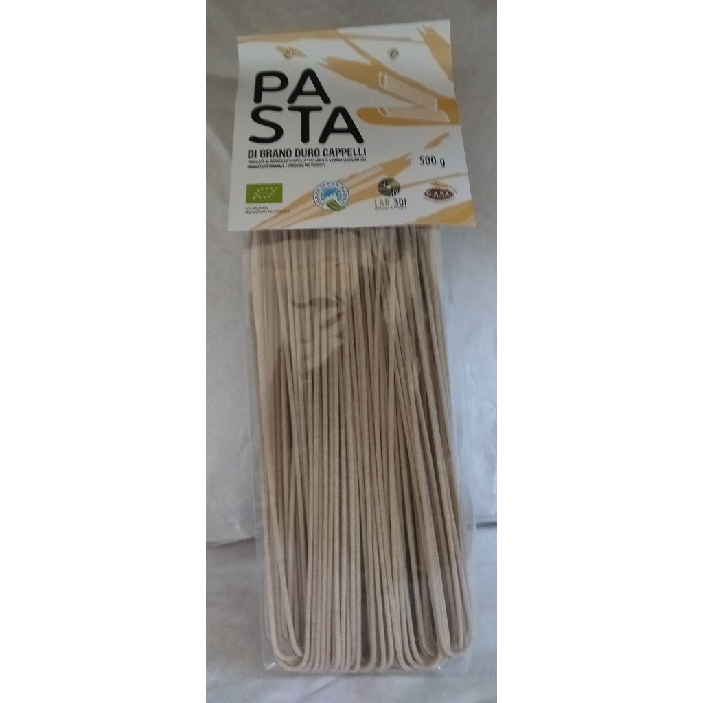 SPAGHETTI, di semola di grano duro biologico senatore cappelli 500g.