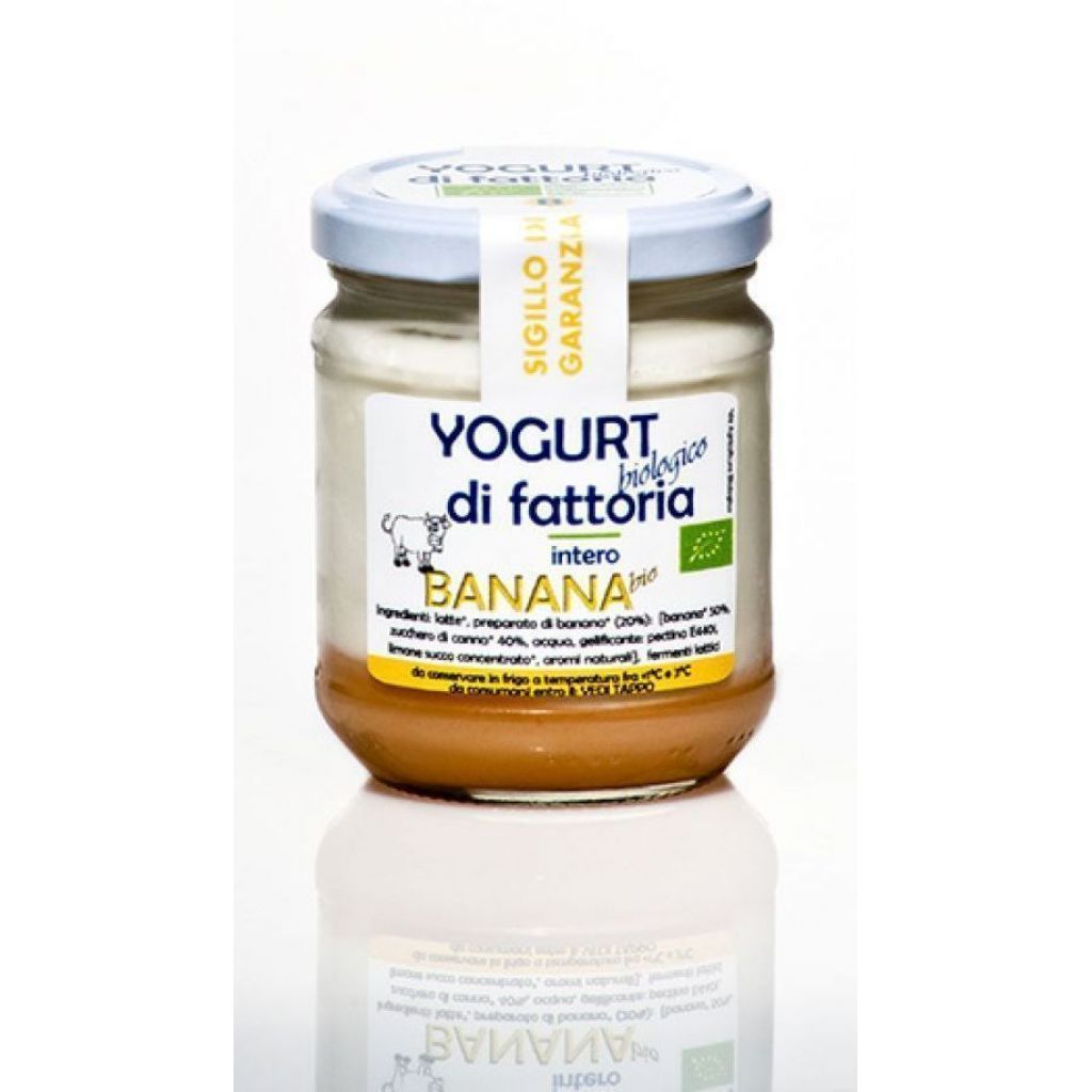 Yogurt banana - 300 gr BIO