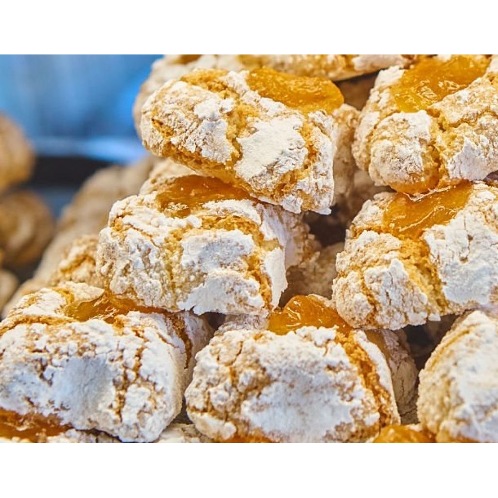 Sicilian shortbread almond cookies with orange - 500 gr (Envelopes individually packaged)