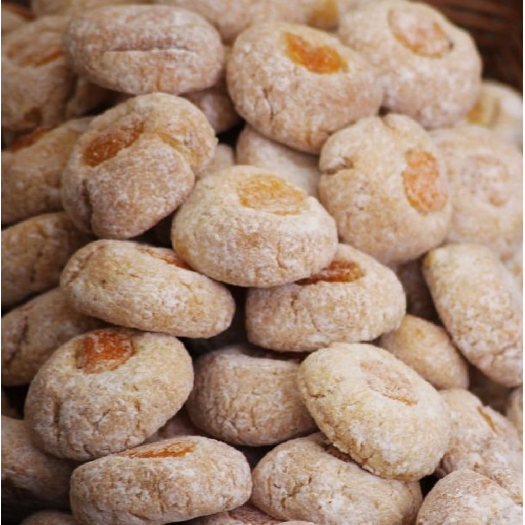 Sicilian shortbread almond cookies with tangerine - 500 gr (Envelopes individually packaged)