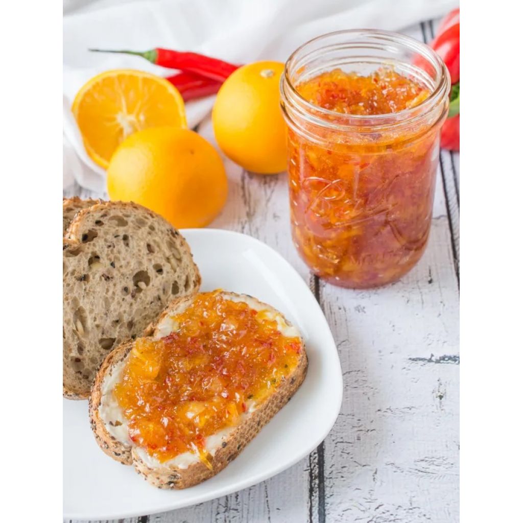 Sicilian orange and chili pepper marmalade - 220 g