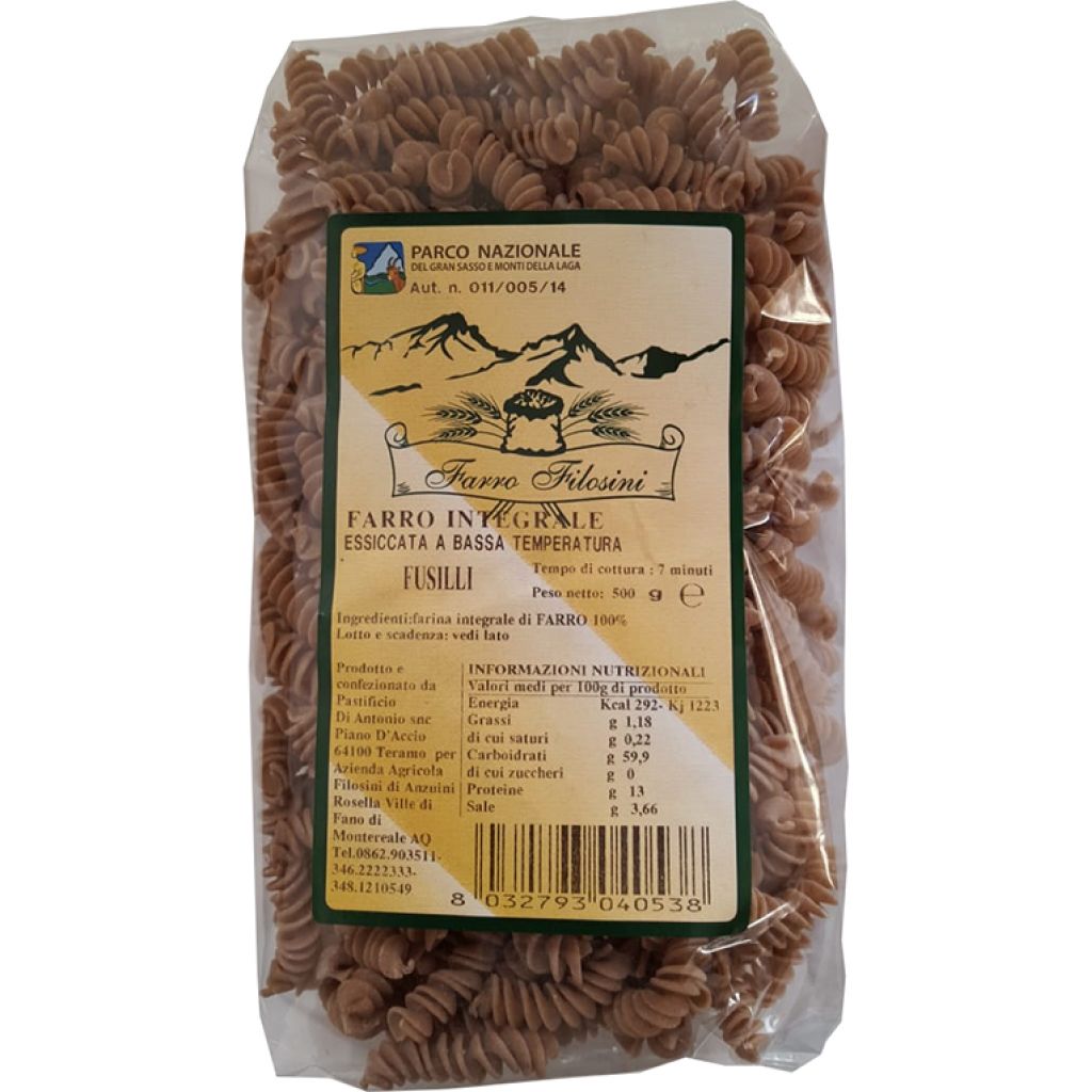 Pasta di farro Gnocchetti - confezione 500 g Filosini