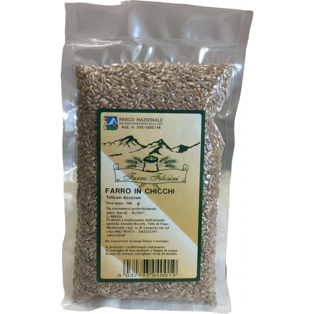 FARRO INTERO - confezione 500 g Filosini