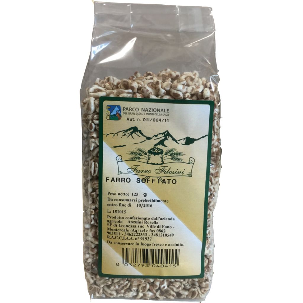 FARRO SOFFIATO - sacchetto 125 g Filosini