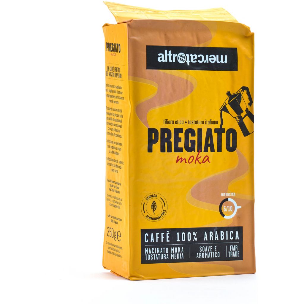 Caffè 100% arabica Pregiata macinato Moka 250g