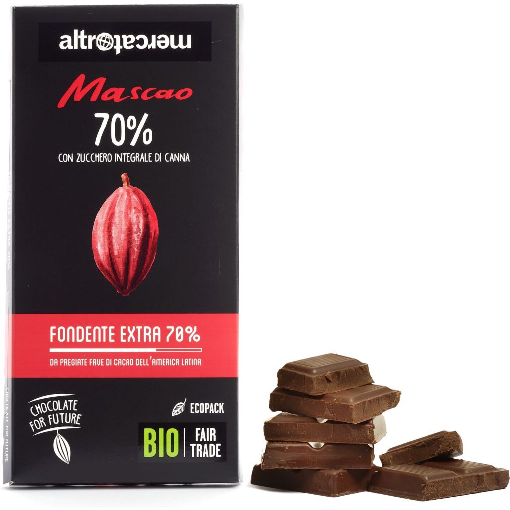 Cioccolato Mascao fondente extra 70% - bio - 80g