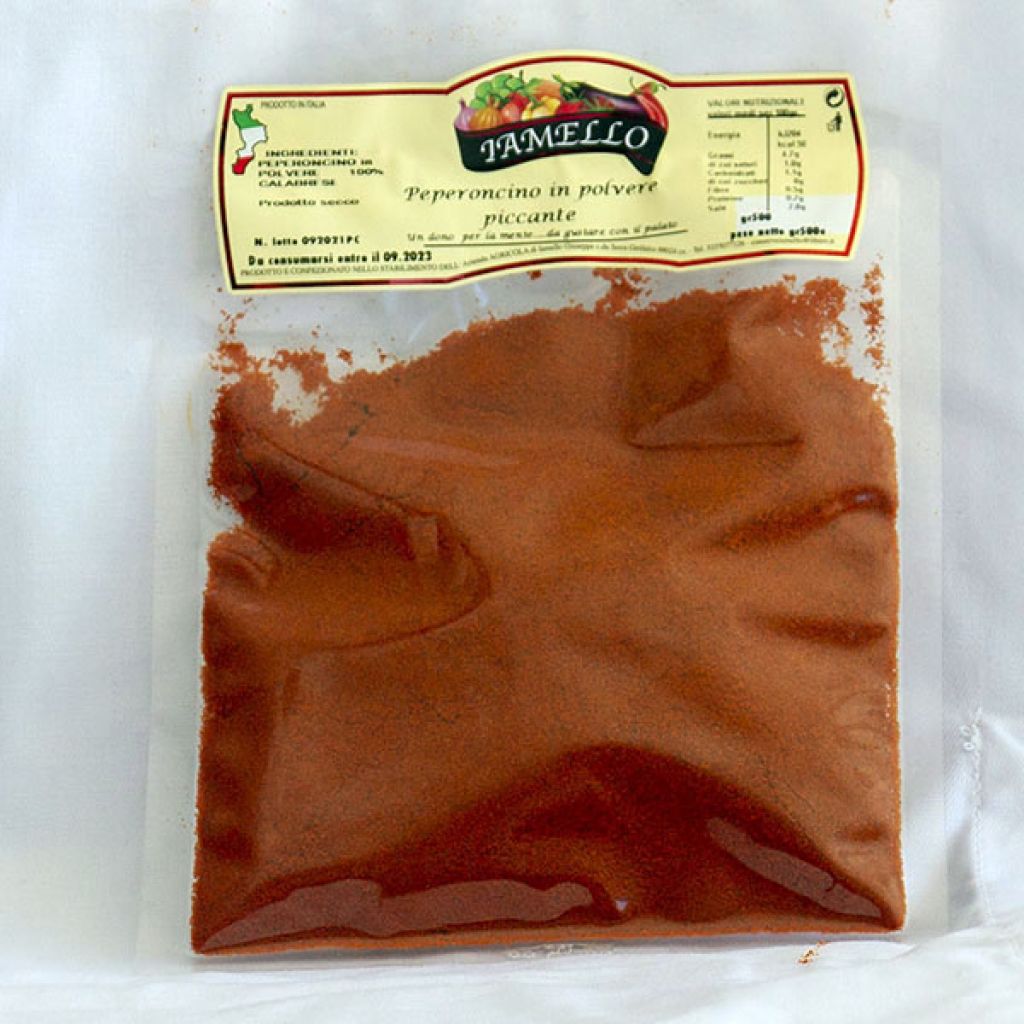 Peperoncino in polvere piccante da 100 g