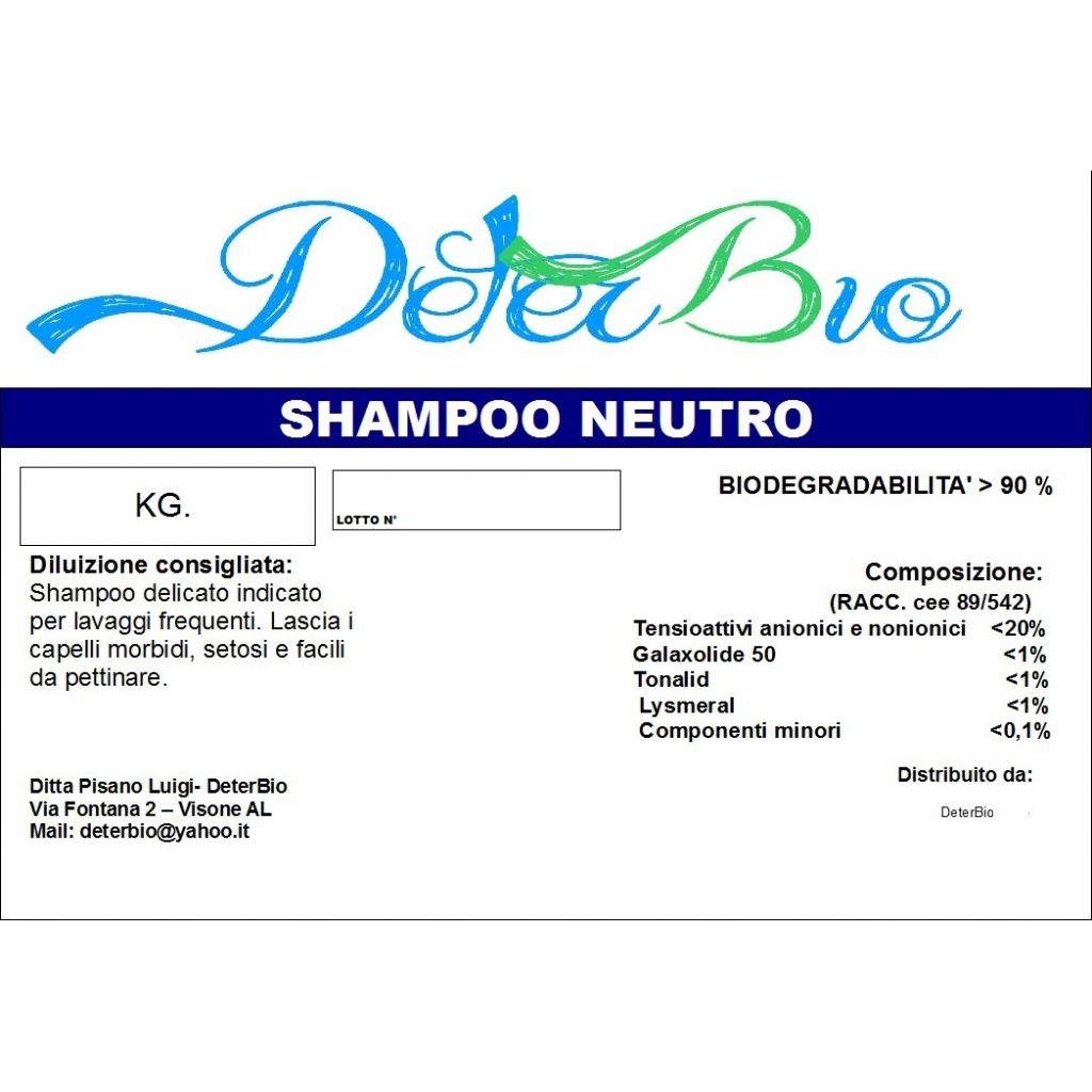 SHAMPOO neutro KG.5