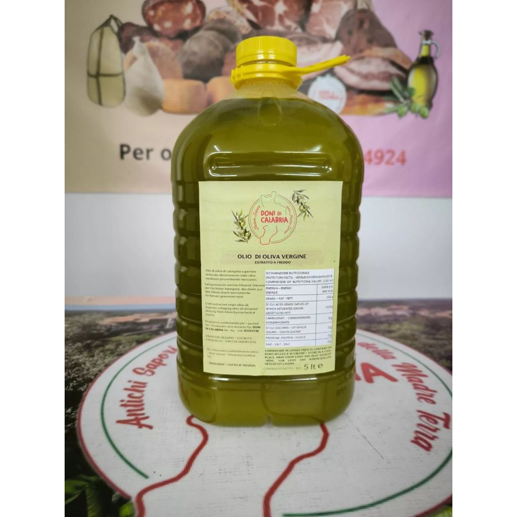 Olio Vergine di Oliva Calabrese - PET 5L