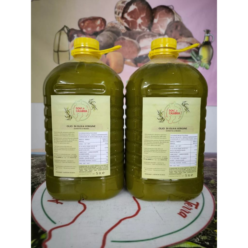 Olio Vergine di Oliva Calabrese - 2 X 5L PET