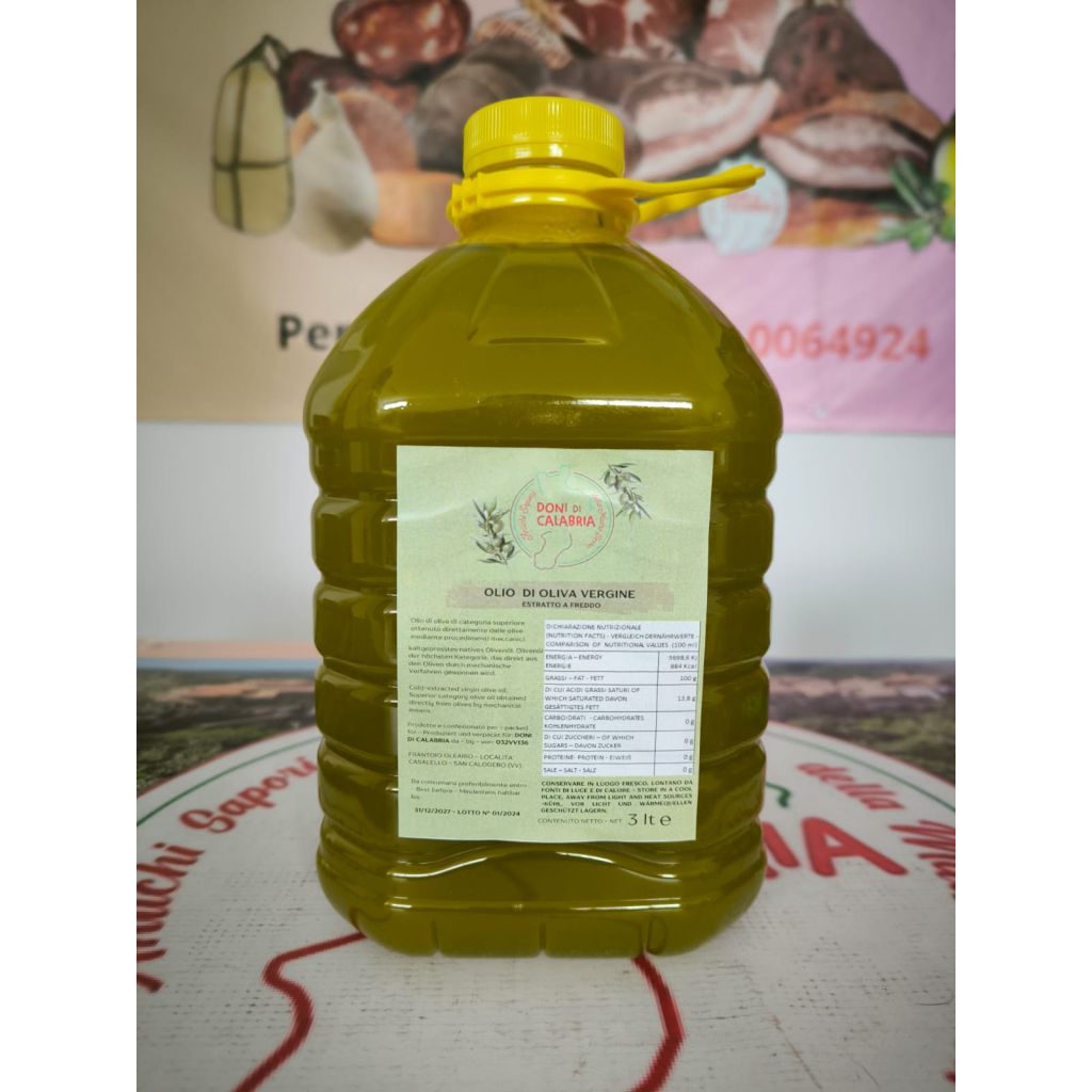 Olio Vergine di Oliva Calabrese - PET 3L