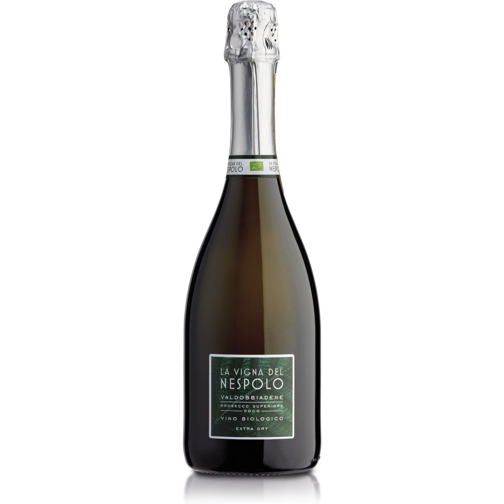 BOTTIGLIE VALDOBBIADENE PROSECCO SUPERIORE DOCG BIOLOGICO EXTRA DRY