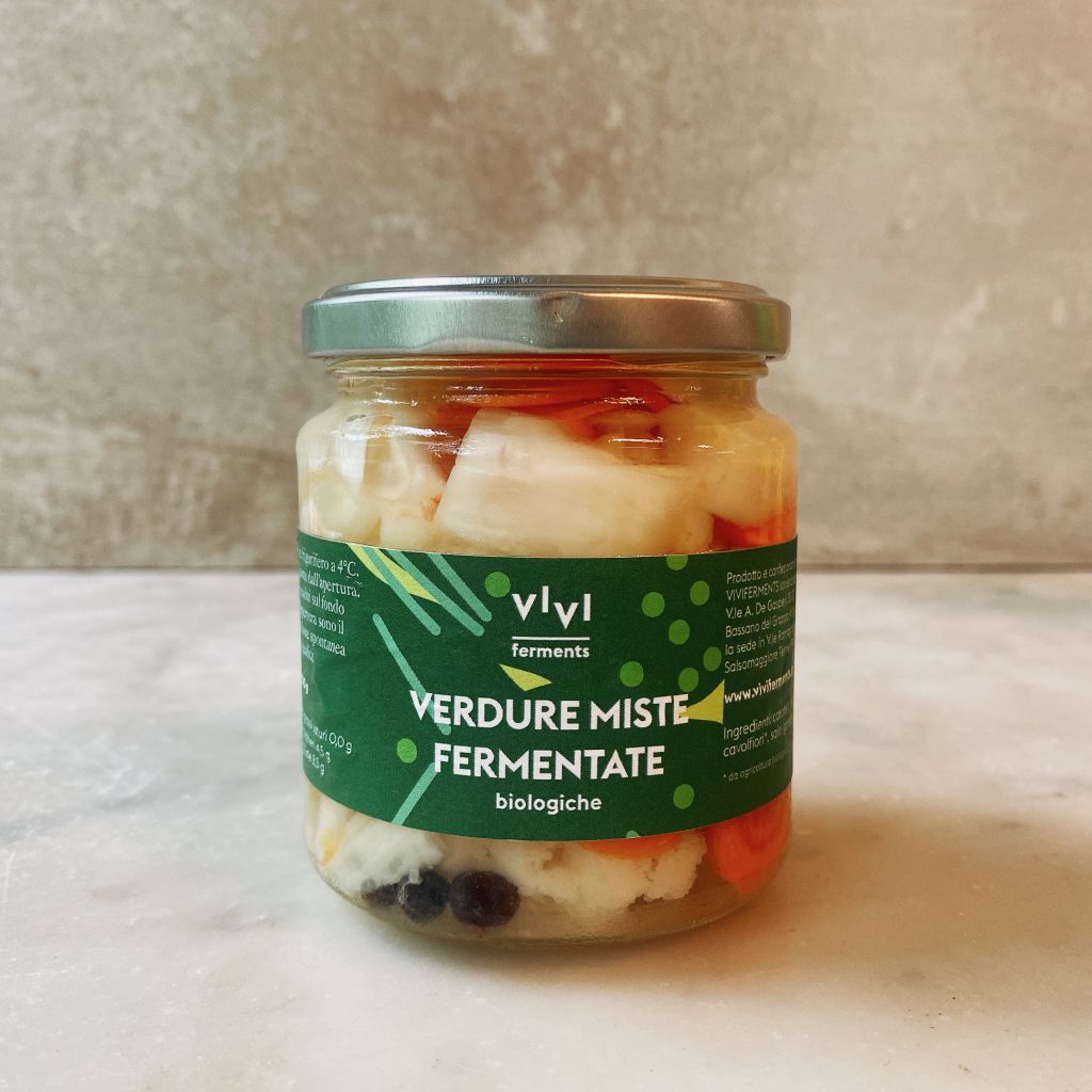 Verdure miste fermentate biologiche