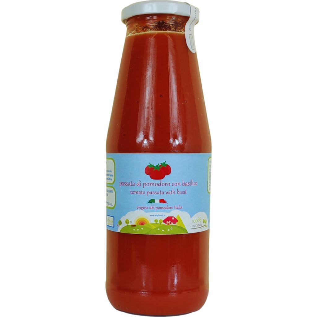 Passata di pomodoro con basilico 700g