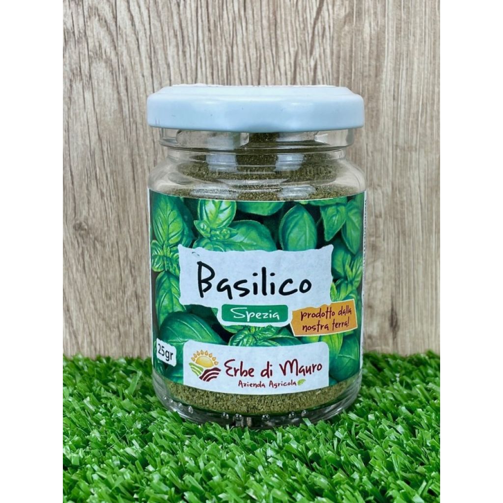 Basilico essiccato, spezia