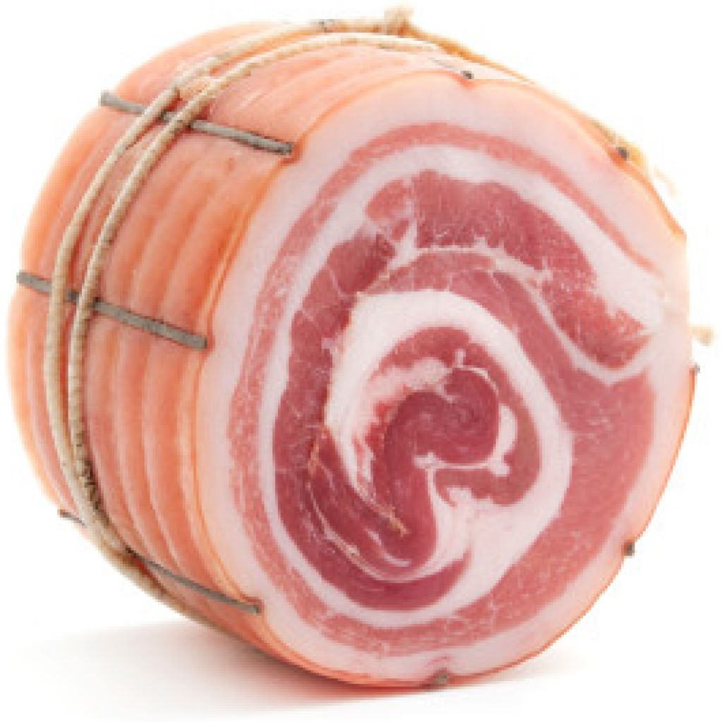 Pancetta arrotolata