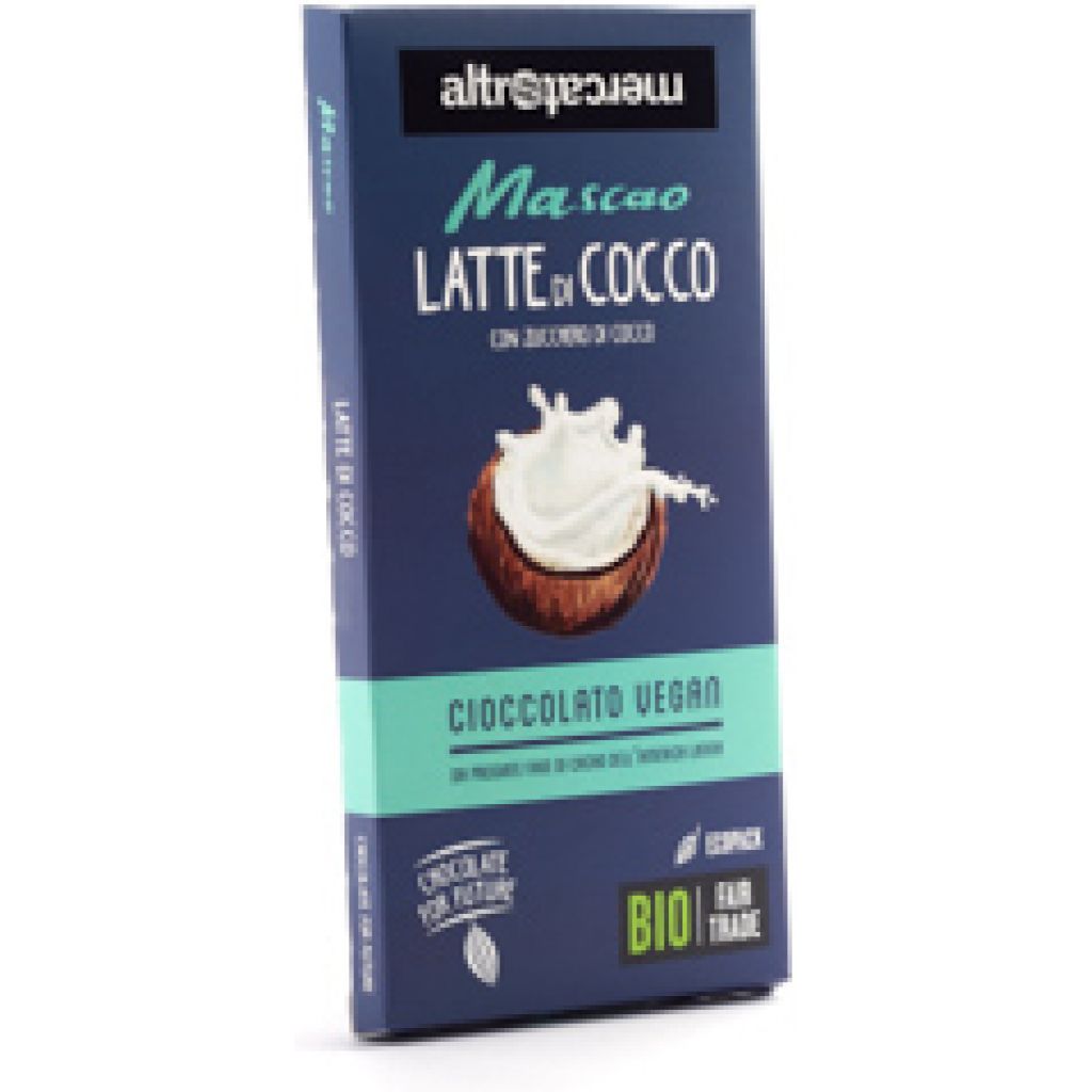 879 cioccolato Mascao al latte di cocco - bio 100g