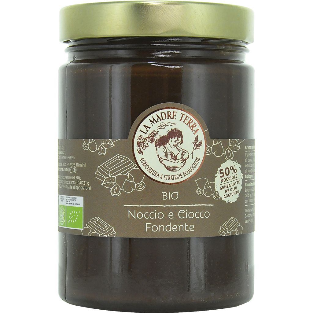 CRE04Noccio e Ciocco 620gr fondente Nocciola Piemonte IGP