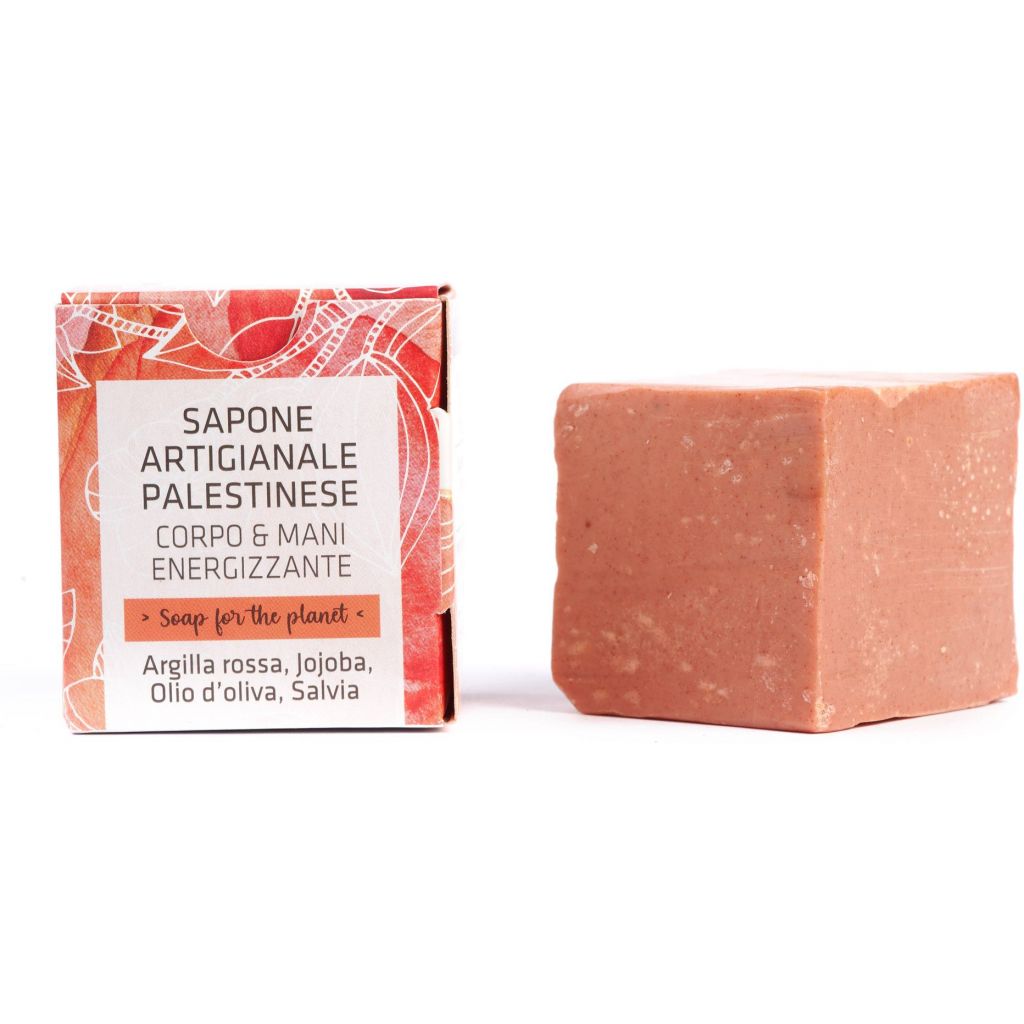 Sapone Palestina Corpo e mani - Argilla rossa - 90g