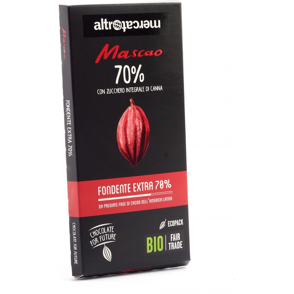 Cioccolato Mascao fondente 70%, 80g