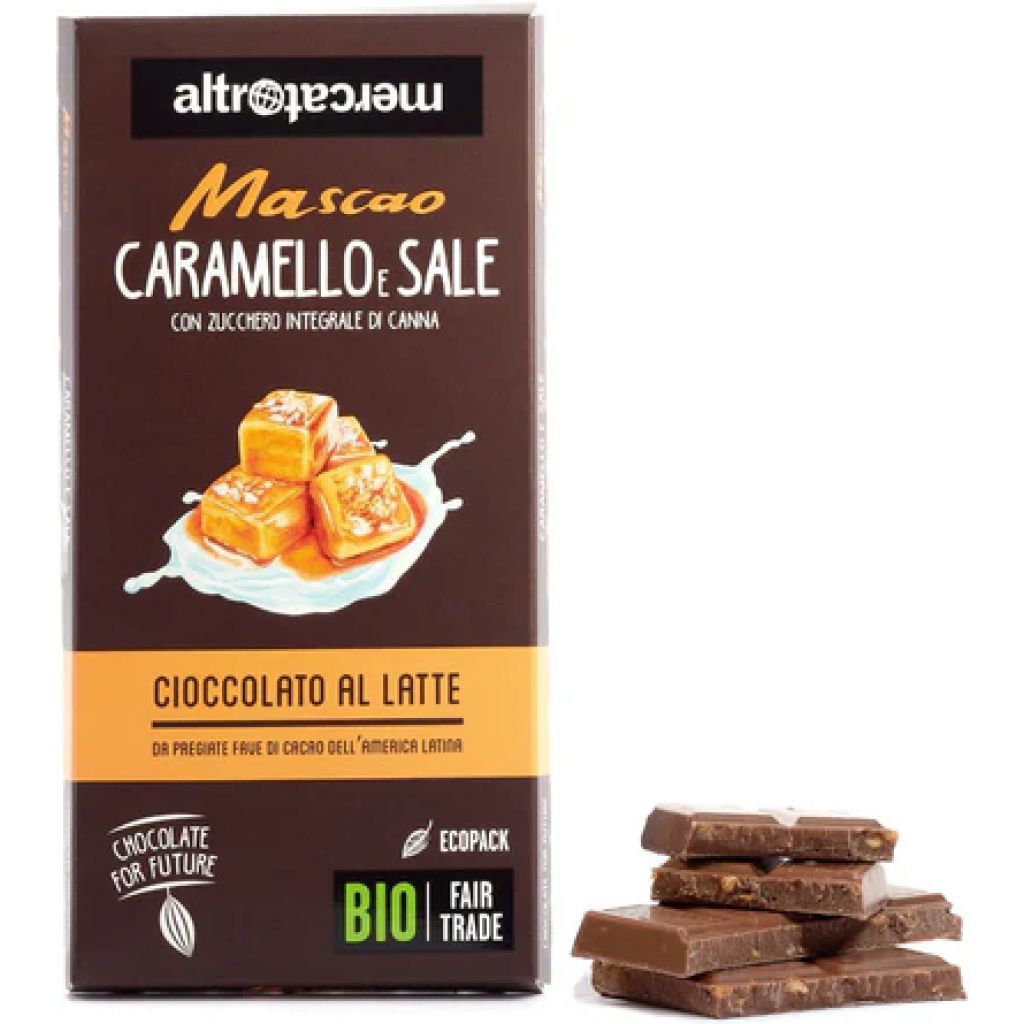 Mascao al latte con caramello e sale